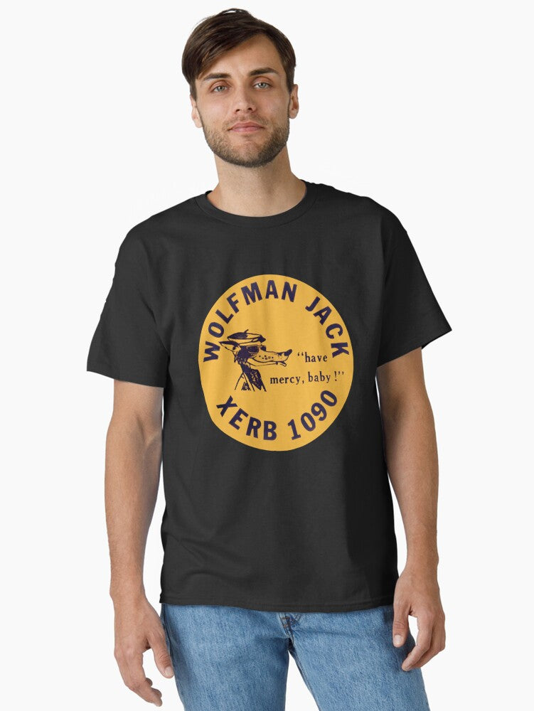 XERB Radio Wolfman Jack Classic T-Shirt T-Shirt | Streetwear Vibe | Must-Have Style