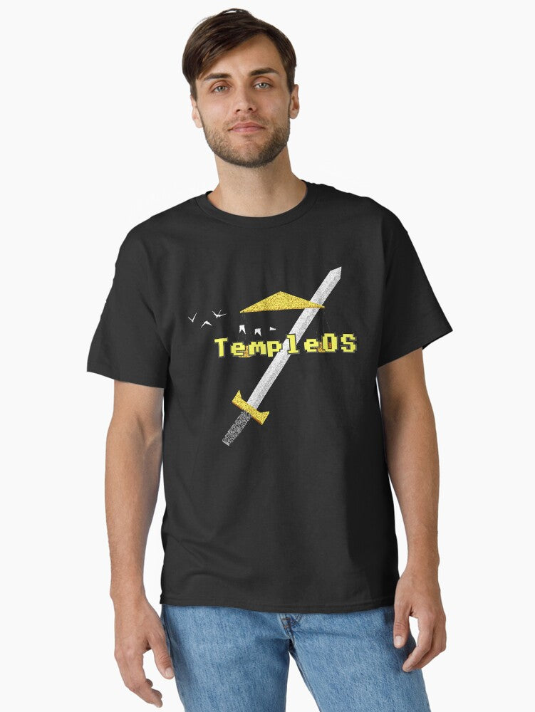 TempleOS New Classic T Shirt T Shirt Trending US Hot Right Now