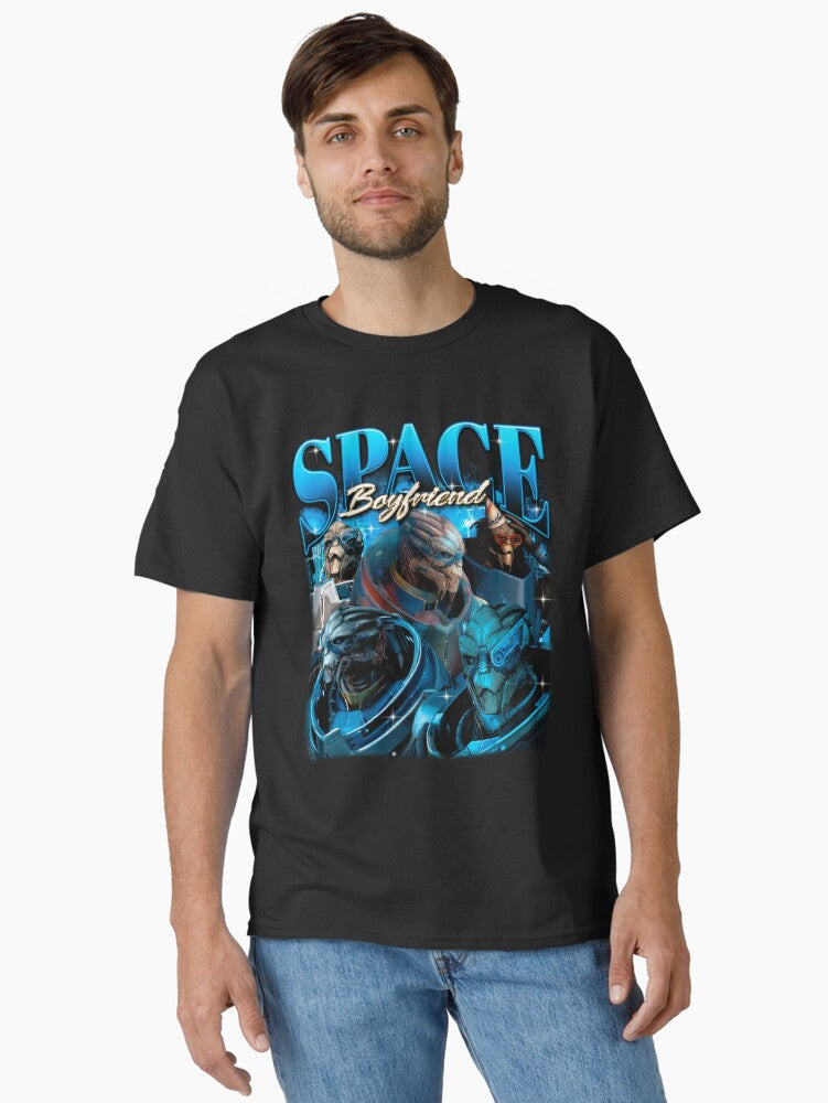 Space Boyfriend Garrus Vakarian Classic T-shirt | Trendy Graphic Tee | Casual Unisex T-shirt