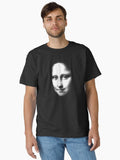 Mona Lisa Halftone Face Classic T Shirt T Shirt Comfort Fit Best Seller Look