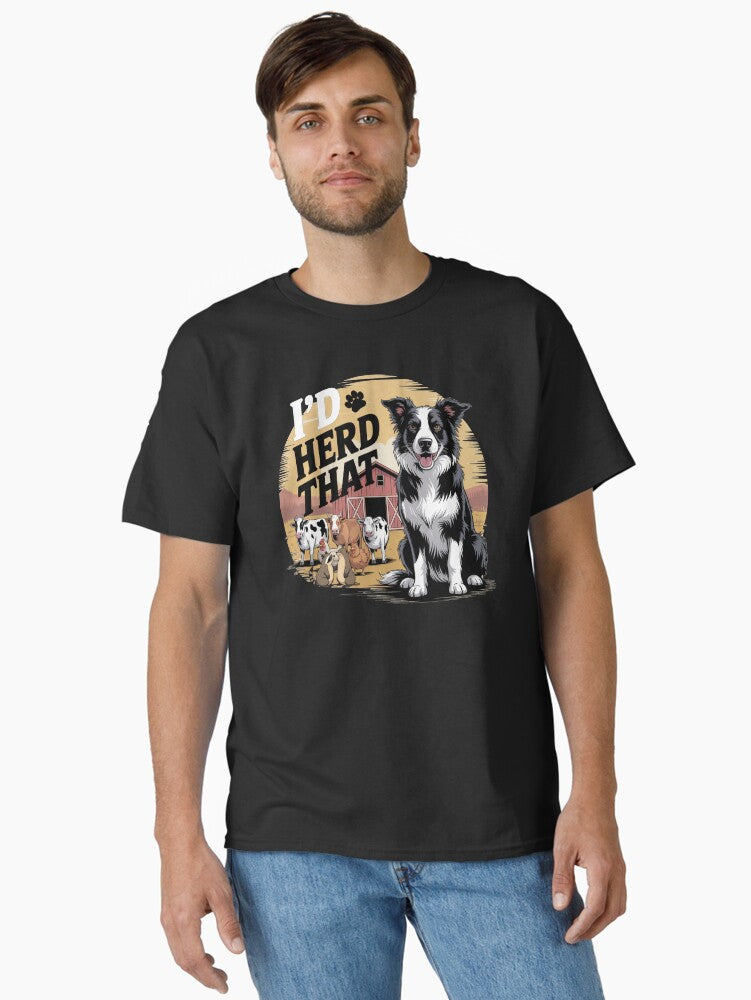 Border Collie Funny Herding Dog