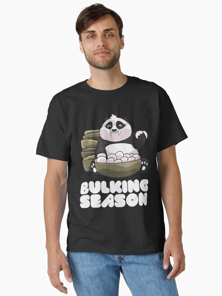 Bulking Season Clean Bulk Cute Panda Bear Classic T Shirt T Shirt Premium Print