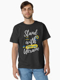 I Stand With Ukraine Stop War Classic Shirt T Shirt Clean Design
