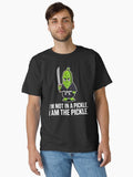 I'm Not In A Pickle I Am The Pickle Funny Samurai Pickle Classic T-shirt | Trendy Graphic Tee | Casual Unisex T-shirt