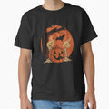 Vintage Pumpkin Scene Halloween by Pat Peterson Unisex T-shirt