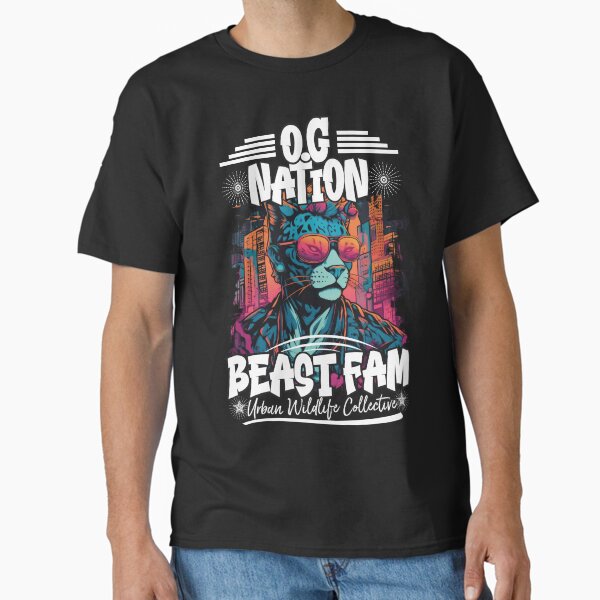 OG Nation, Beast Fam | Anime Streetwear | Hip Hop Fashion, Urban OG Nation, Beast Fam | Anime Streetwear | Hip Hop Fashion, Urban clothing Classic T-Shirt for Sale by blissira