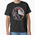 Japanese Geisha Fox Mask Vaporwave Urban Style Classic T-Shirt by OWLvision33