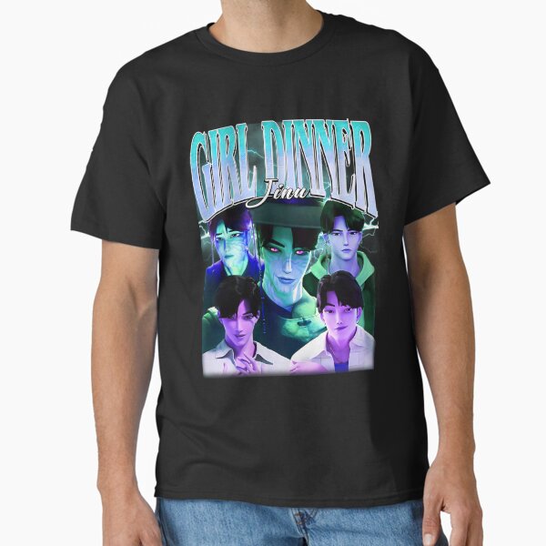 Girl Dinner Jinu Kpop Demon Hunters Villain Classic T-Shirt for Sale by odettelpblack
