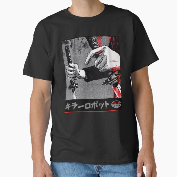 Samurai Japanese Warrior Urban Vaporwave Style Classic T-Shirt by OWLvision33