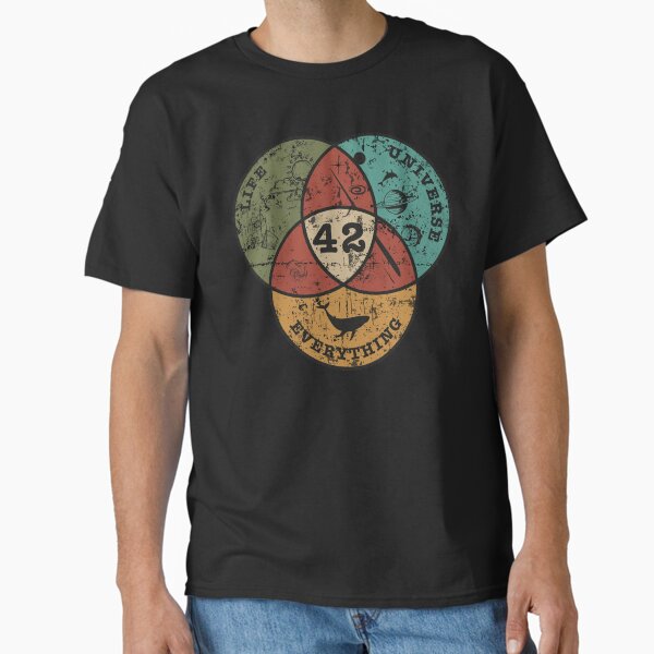 Venn Diagram: Life, the Universe & Everything  Classic T-Shirt for Sale by FaaYaa