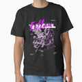 Mystical angel representation in violet Classic T-Shirt by Design-Buffet