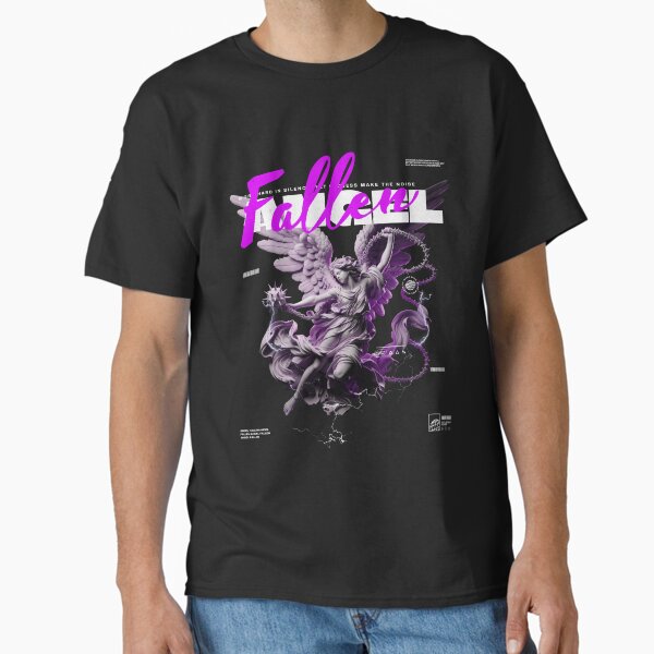 Mystical angel representation in violet Classic T-Shirt by Design-Buffet