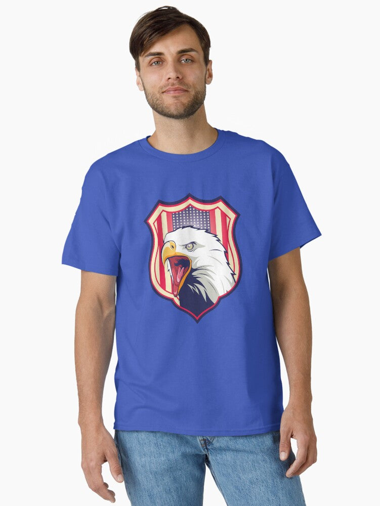 American Eagle US Flag Classic Shirt T Shirt Clean Design