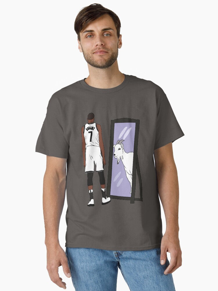 Kevin Durant Mirror Goat Brooklyn Classic T-shirt | Trendy Graphic Tee | Casual Unisex T-shirt