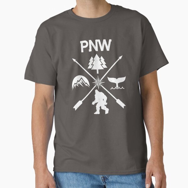 PNW Adventure Classic T-Shirt for Sale by dustbrain