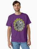 Vintage Mechanical Gear Motif Avocado Green Classic T Shirt T Shirt Trending US Fan Favorite