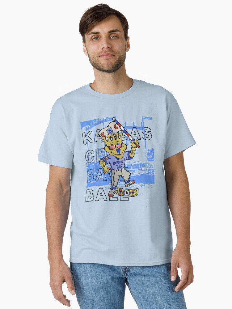 Kansas City Baseball mascot Classic T Shirt T Shirt Streetwear Style Gift Ready