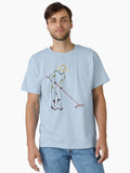 Farmer with garden rake Design