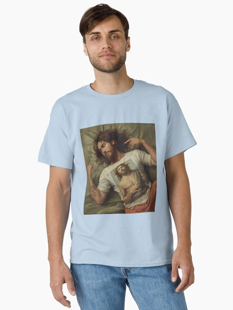 Religious message to you Jesus loves you Classic Shirt T Shirt Minimal Style