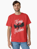 Cute Mothman Christmas Merry Mothmas Mothman Santa Ugly Christmas Classic T-Shirt | Premium Unisex T-Shirt, Trending Graphic Tee