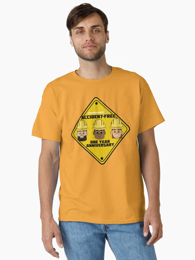 One Year Accident Free Classic T Shirt