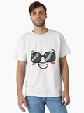Kawaii face Classic Shirt T Shirt Everyday Wear