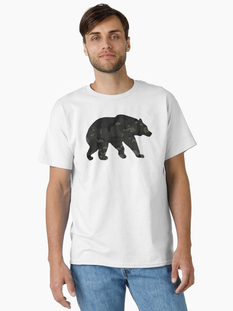 Multicam Black Bear Classic T Shirt T Shirt Best Seller Look Daily Comfort