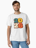 2026 Retro Vintage Sticker Planner Agenda Laptop Decal Classic T Shirt T Shirt Streetwear Style Best Seller Look