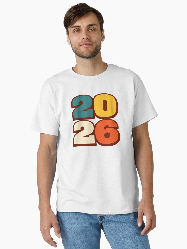2026 Retro Vintage Sticker Planner Agenda Laptop Decal Classic T Shirt T Shirt Streetwear Style Best Seller Look