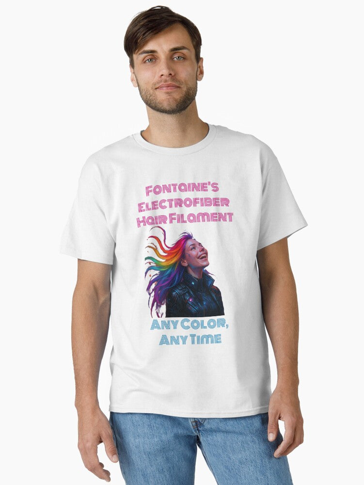 Cyber Hair Classic T-Shirt | Premium Unisex T-Shirt, Trending Graphic Tee