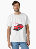 Ford Escort RS Turbo Vector Drawing Red Classic T Shirt T Shirt Comfort Fit Fan Favorite
