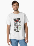 Peace Isnt Won by Silence War Protest Graphic Classic Shirt T Shirt Minimal Style