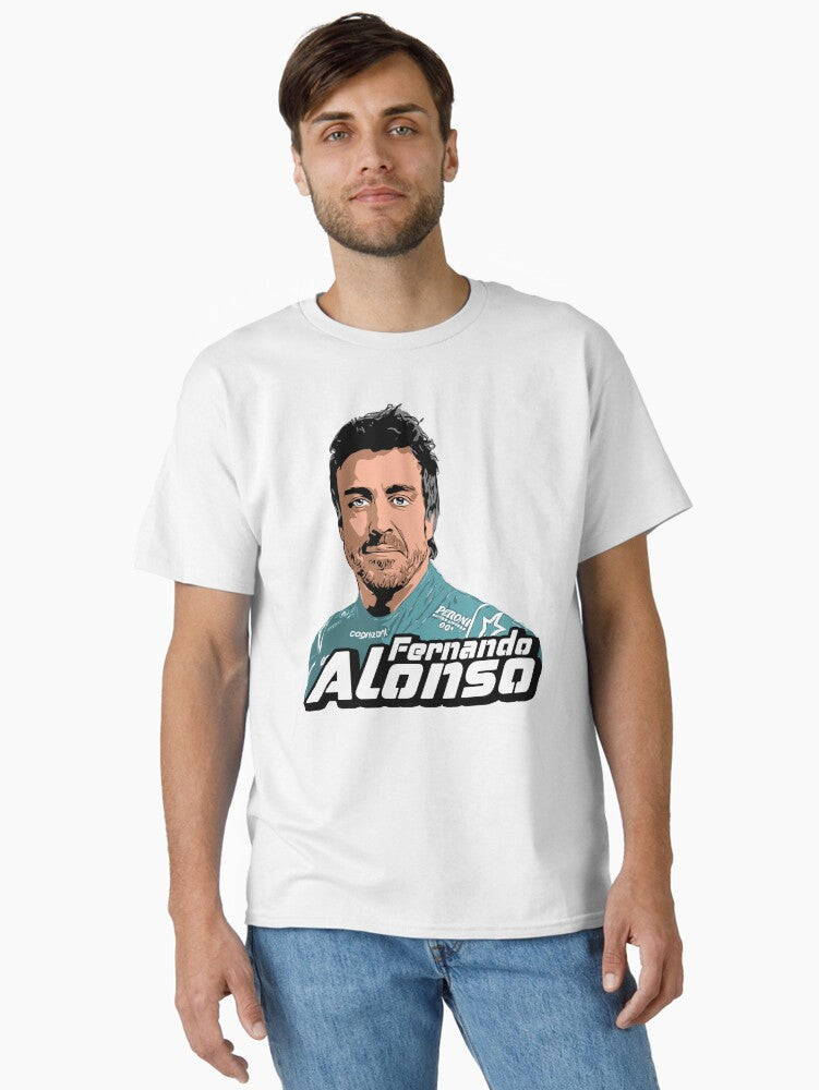 Car Racer Fernando Alonso Classic T Shirt T Shirt Streetwear Style Limited Drop Feel