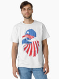 American Flag Eagle waring American flag cap Classic Shirt T Shirt Gift Ready