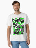 Green Camo pattern Camouflage Classic T Shirt T Shirt Viral US Style Hot Search US