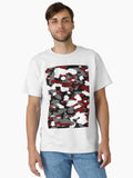 Vermilion smoke Camo pattern digital Camouflage Classic T Shirt T Shirt Premium Quality Hot Search US