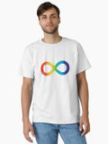 Rainbow Infinity Symbol | Autism Acceptance| Embrace Neurodiversity Awareness Classic T-Shirt