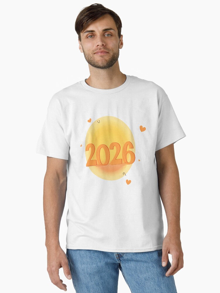 Chinese New Year 2026 Orange Yellow Fun Classic T Shirt T Shirt High Search Demand New Year Trend
