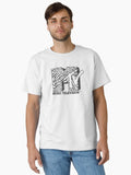 MTV Music Television Zebra Stripe Retro Logo Classic T Shirt T Shirt Viral TikTok Daily Wear