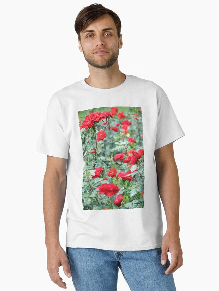 red roses flower spring season Classic T Shirt T Shirt Gift Ready