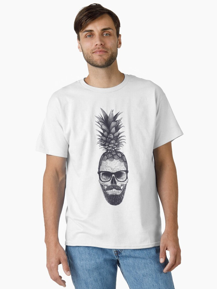 Tropical skull Classic Shirt T Shirt Everyday Wear
