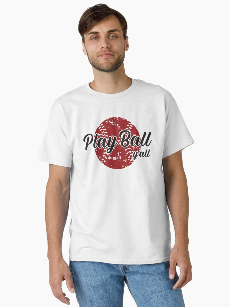 BASEBALL SOFTBALL LOVE SHIRT COFFEE MUG AND STICKERS PLAY BALL YALL Classic T Shirt T Shirt Trending US Best Seller Look