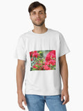 roses nature spring scene Classic T Shirt T Shirt US Market