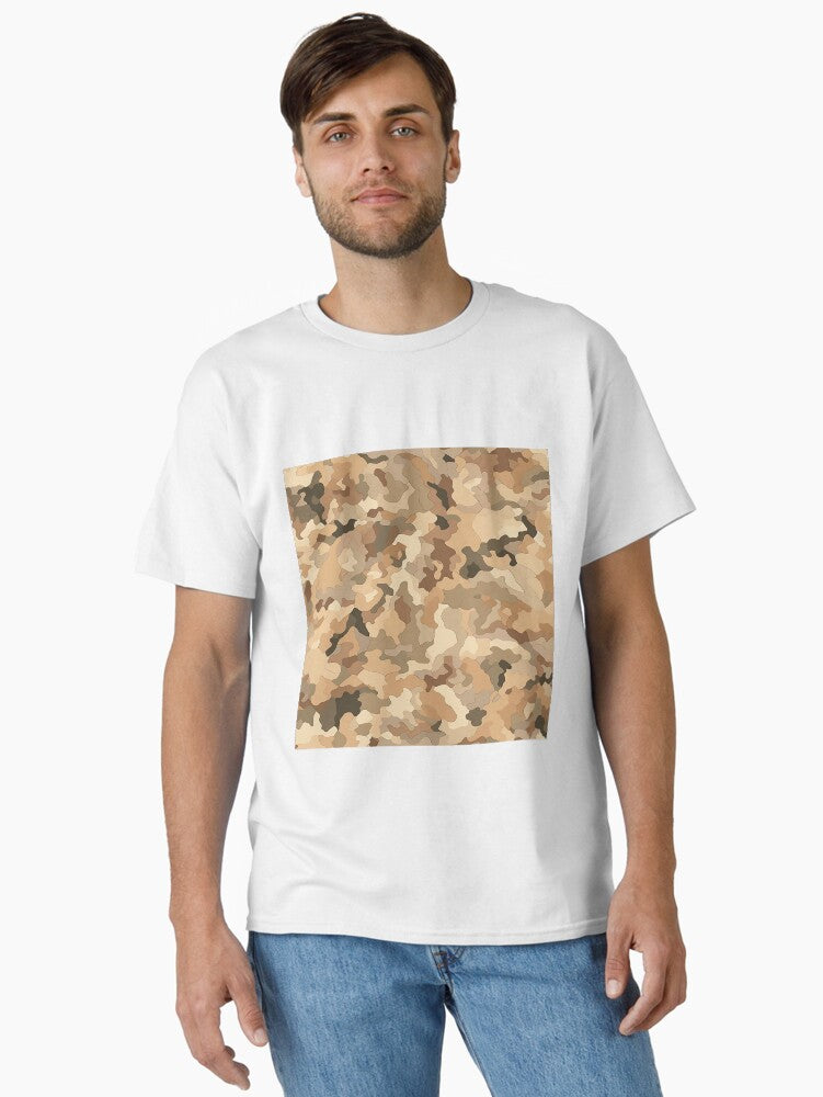 Desert Camo 5 seamless pattern Classic T Shirt T Shirt Viral US Style Fan Favorite