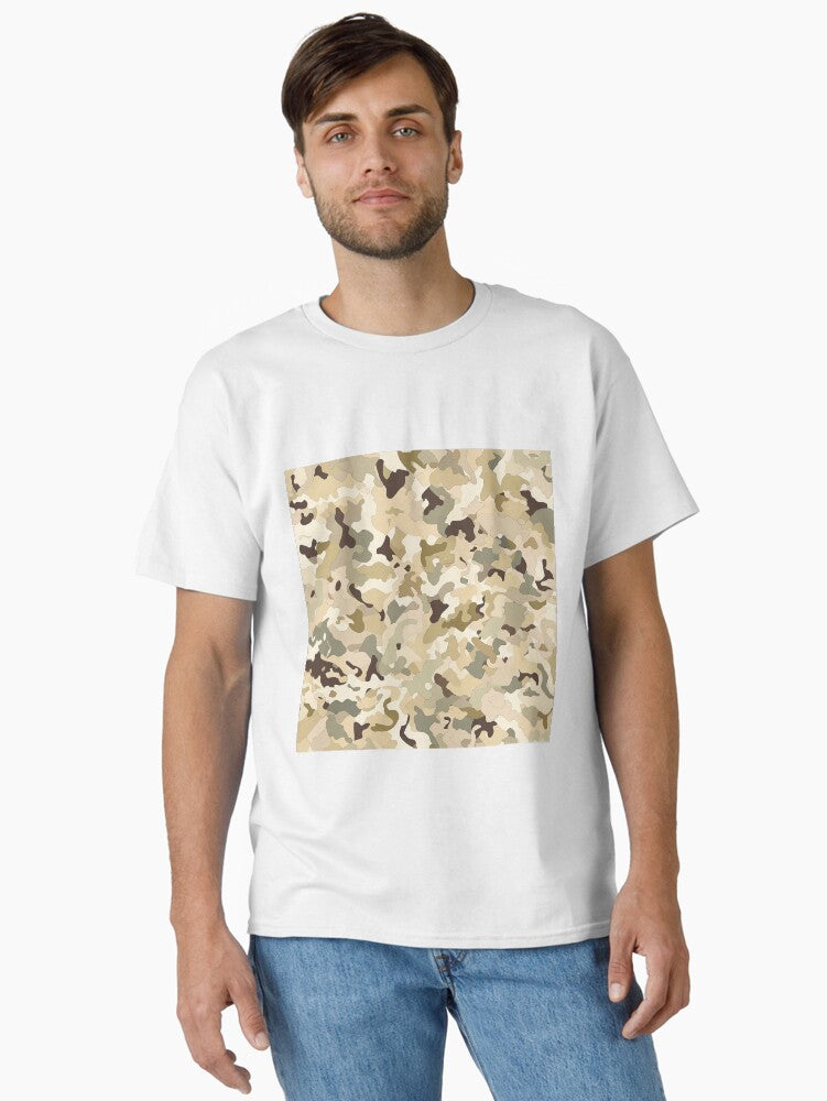 Desert Camo 6 seamless pattern Classic T Shirt T Shirt Aesthetic Fit High CTR Pick