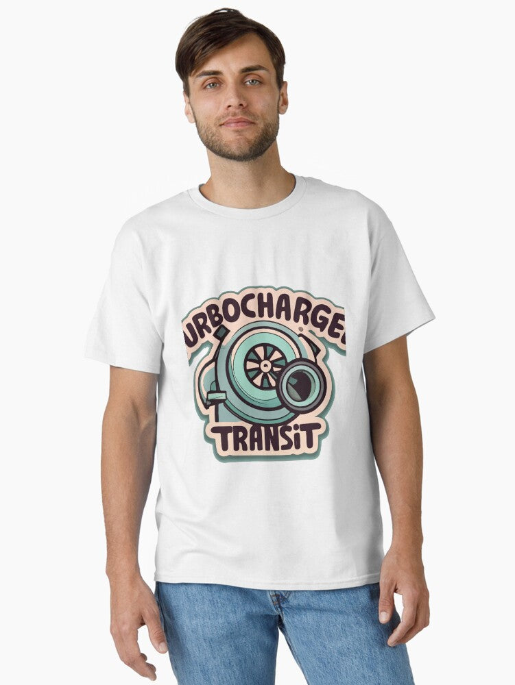 Turbocharged Transit Truck Graphic Classic T Shirt T Shirt Premium Print Hot Right Now