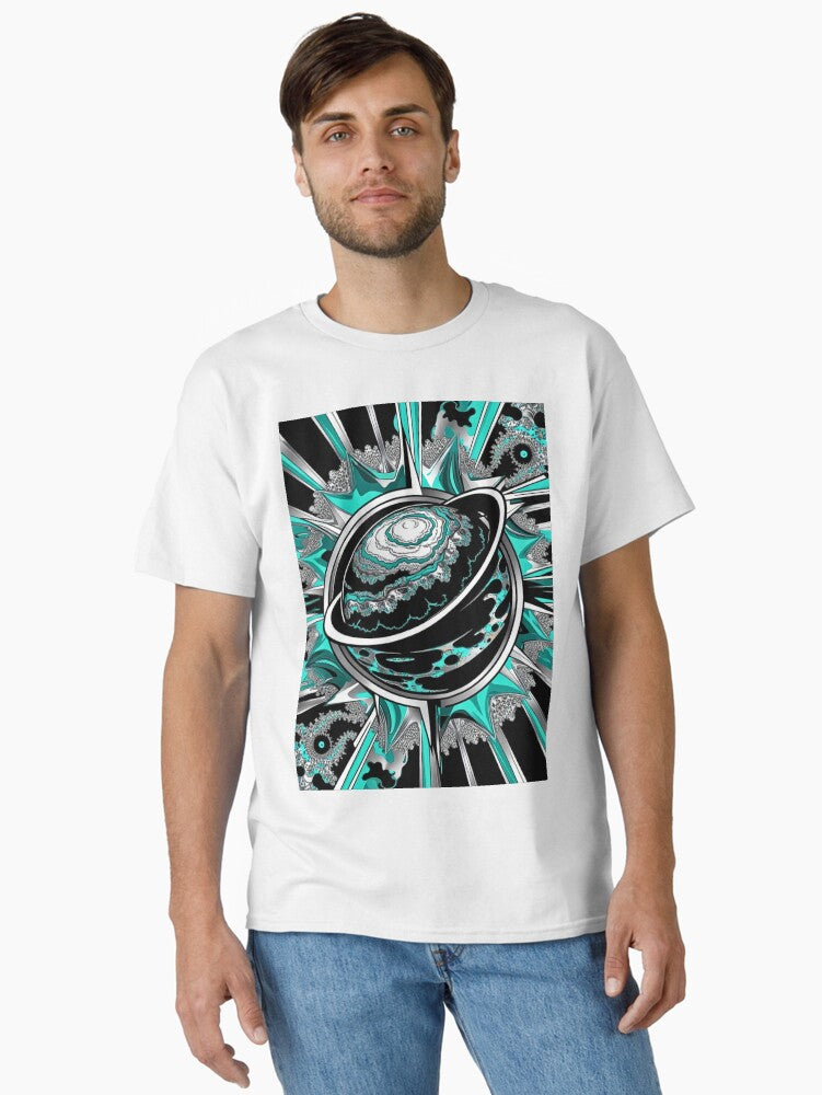 Abstract Planet Camo Design Classic T Shirt T Shirt Aesthetic Fit High CTR Pick