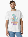 I Need My Alone Time dinosaur reading Classic T Shirt T Shirt Aesthetic Fit Hot Search US