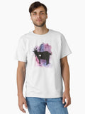 Watercolor Goat with Heart