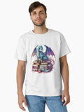 Dragons and books Classic T Shirt T Shirt Viral US Style Top Rated Design